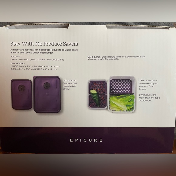 Epicure Stay With Me Produce Saver - Picture 3 of 3